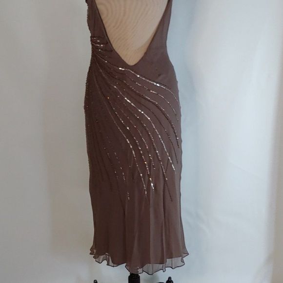 (32)  New Cassandra Stone Beaded and Sequined Dress - Picture 4 of 5